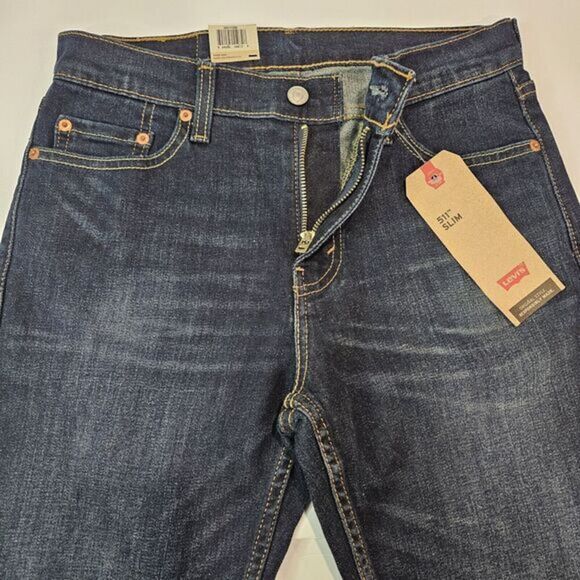 Levi's 511 Slim Stretch / Blue Jeans/ Slim Fit / Size 29x32 / 04511-1390 / New - Picture 8 of 10